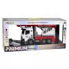LEAN TOYS ambulanza telecomandata RC con gru girevole mobile 1:14
