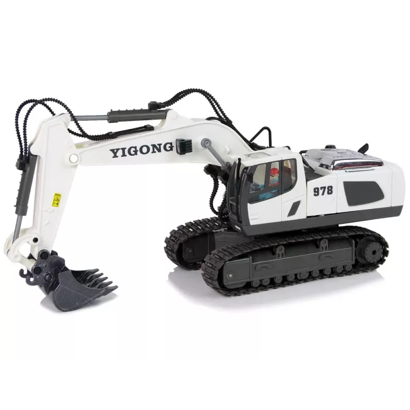 LEAN TOYS Escavatore radiocomandato con cingoli 2,4 GHz pilota