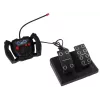 LEAN TOYS Caserma dei pompieri radiocomandata con pedale acceleratore e freno, radiocomando, suono