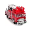 LEAN TOYS Caserma dei pompieri radiocomandata con pedale acceleratore e freno, radiocomando, suono