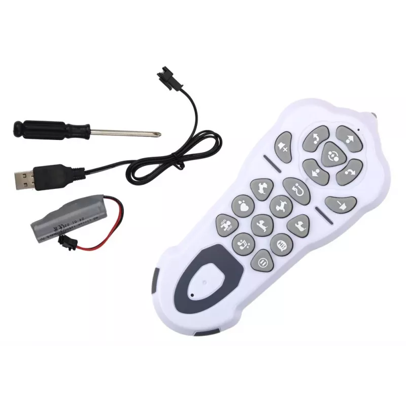 LEAN TOYS cane robot interattivo radiocomandato – balla, canta, comandi programmabili, blu