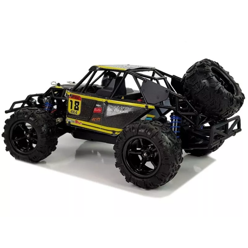 LEAN TOYS Buggy fuoristrada radiocomandato 1:18 giallo ENOZE 9303E 45 km/h