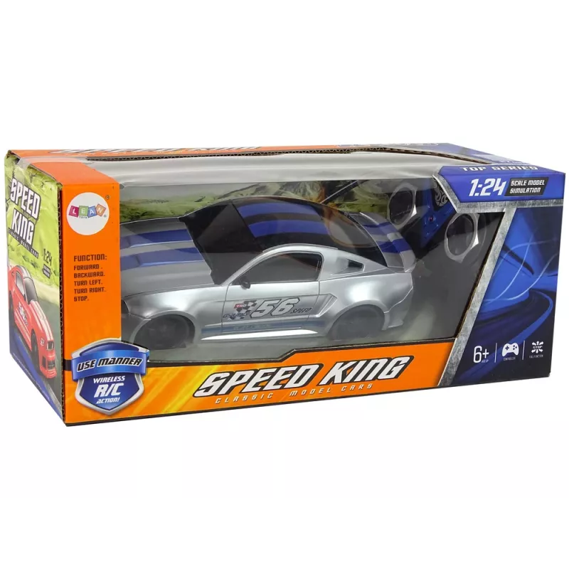 LEAN TOYS Auto sportiva R/C radiocomandata 1:24 Speed King