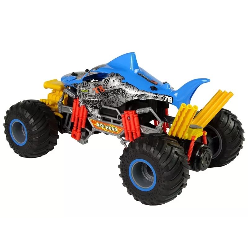 LEAN TOYS squalo radiocomandato fuoristrada 1:10 2.4G blu 15 km/h vapore