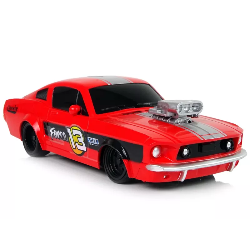 LEAN TOYS Auto sportiva radiocomandata 1:20 rossa pilota