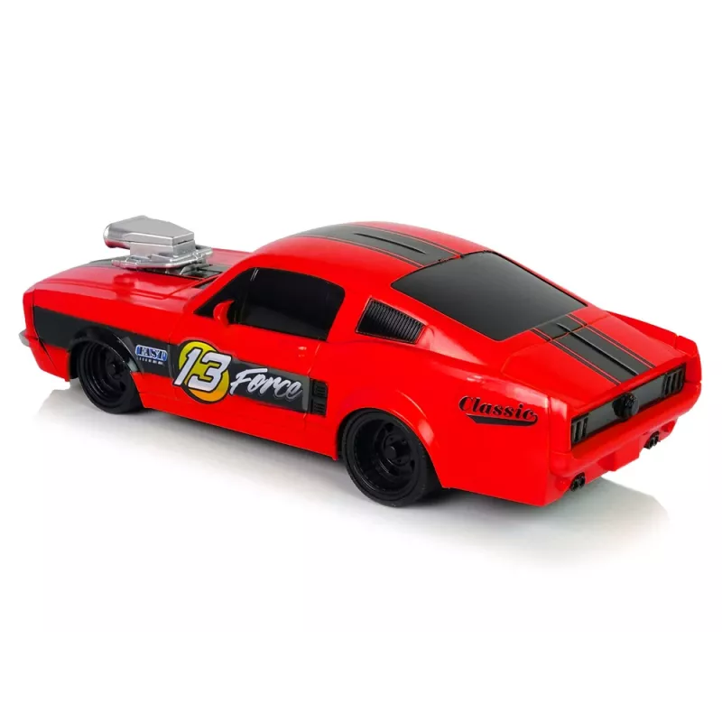 LEAN TOYS Auto sportiva radiocomandata 1:20 rossa pilota