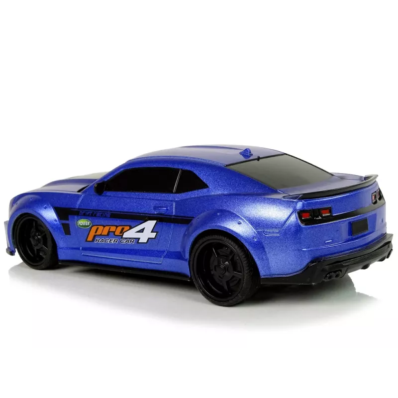 LEAN TOYS Auto sportiva radiocomandata 1:24 Racing blu finestrini oscurati
