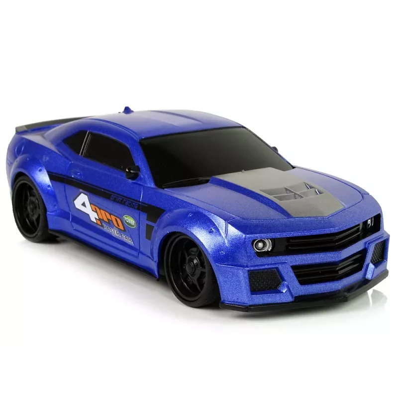 LEAN TOYS Auto sportiva radiocomandata 1:24 Racing blu finestrini oscurati
