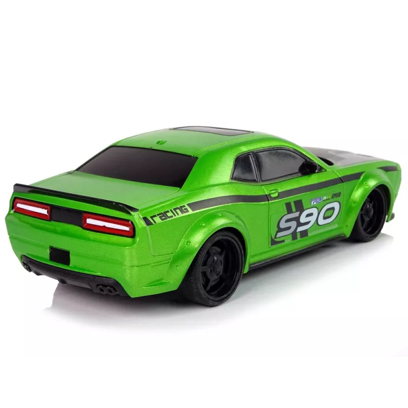 LEAN TOYS Auto sportiva radiocomandata 1:24 Racing verde