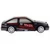 LEAN TOYS auto sportiva radiocomandata R/C 1:24 nera, ruote intercambiabili