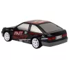 LEAN TOYS auto sportiva radiocomandata R/C 1:24 nera, ruote intercambiabili