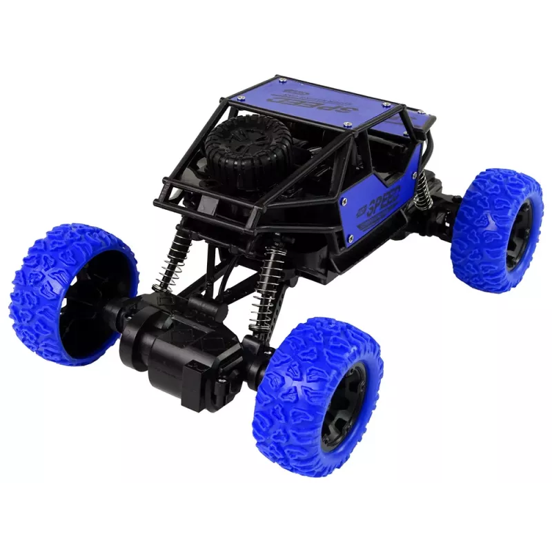LEAN TOYS fuoristrada radiocomandato R/C 1:18 blu