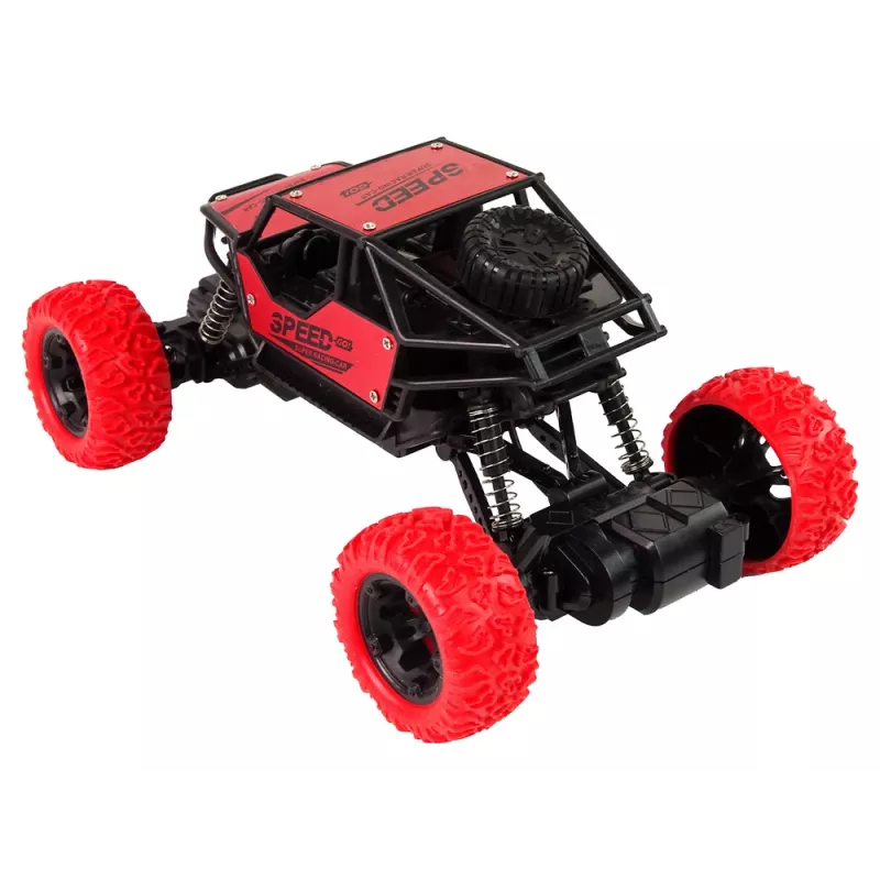 LEAN TOYS fuoristrada radiocomandato R/C 1:18 rosso
