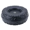 LEAN TOYS ruota di ricambio per veicolo per bambini a batteria DK-CA002 (230 mm, nero, plastica PP)