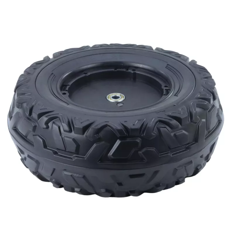 LEAN TOYS ruota di ricambio per veicolo per bambini a batteria DK-CA002 (230 mm, nero, plastica PP)