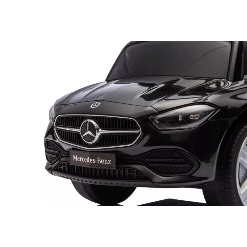 LEAN TOYS Triciclo con Barra Spingi Mercedes 3in1 Nero