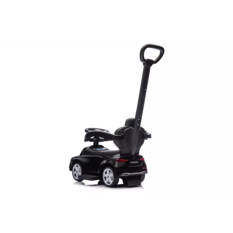 LEAN TOYS Triciclo con Barra Spingi Mercedes 3in1 Nero
