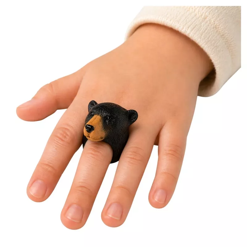 LEAN TOYS anello da mano educativo animali orso
