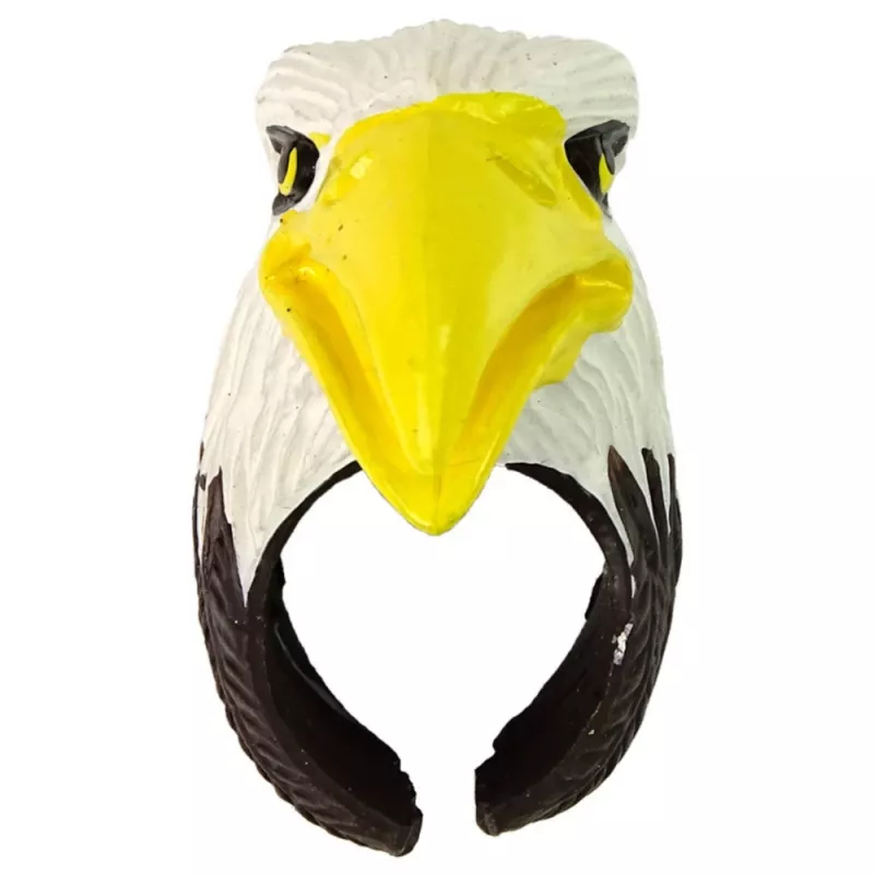 LEAN TOYS Anello da mano Animali educativi Aquila