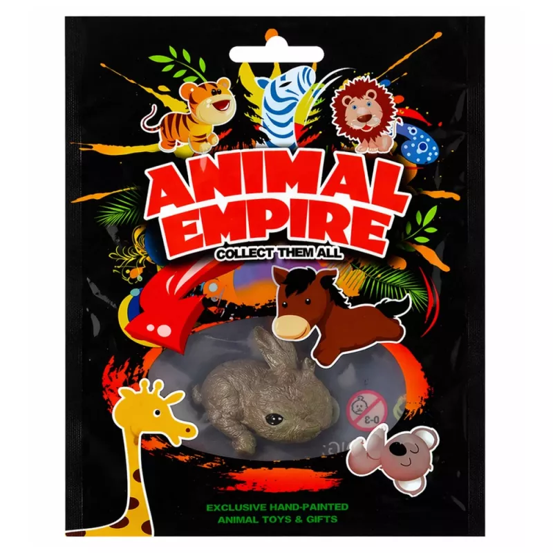 LEAN TOYS anello da mano educativo animali elefante