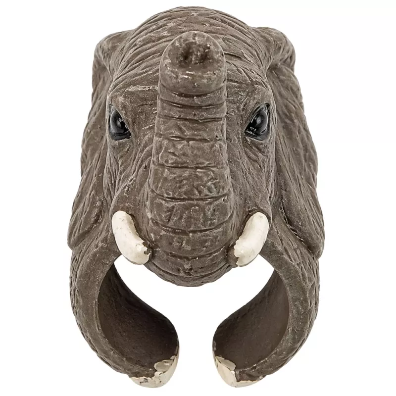 LEAN TOYS anello da mano educativo animali elefante