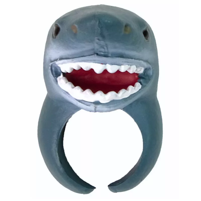LEAN TOYS Anello da mano Animali educativi Squalo