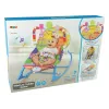 LEAN TOYS Sedia a dondolo 2in1 blu tigre suoni vibrazione