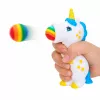 LEAN TOYS Lanciatore di palline in gomma Unicorn per bambini 5 palline