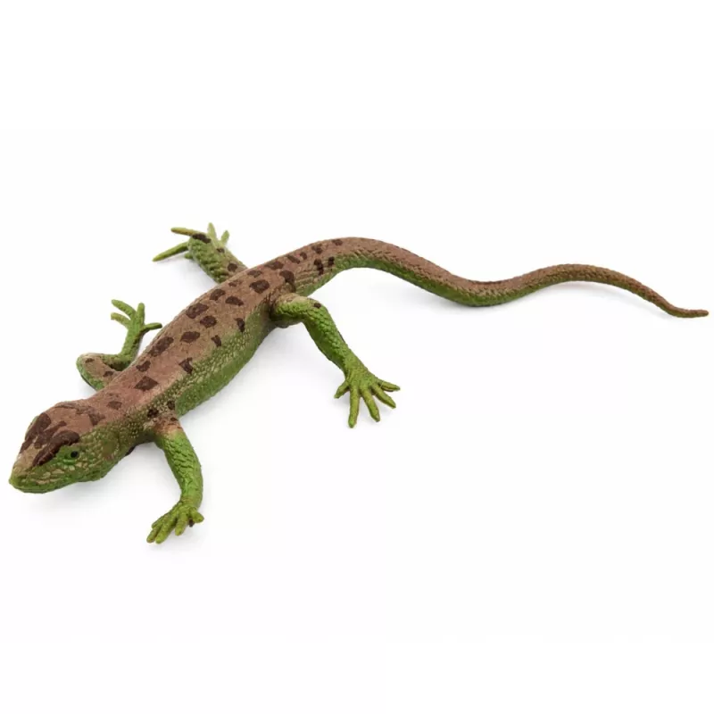 LEAN TOYS Sand Lizard Figura in gomma estensibile realistica 15 cm