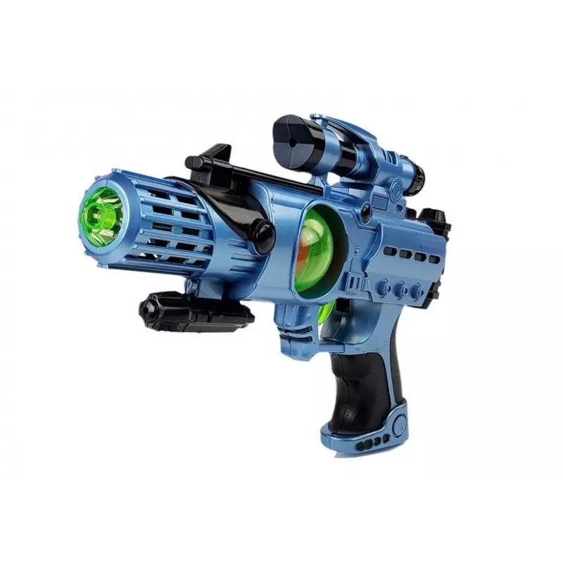 LEAN TOYS Set pistola laser Space Warrior maschera luci e suoni