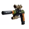 LEAN TOYS Set pistola militare fucile coltello medaglia cannocchiale