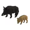 LEAN TOYS Set di 2 figure cinghiale con cucciolo serie animali del bosco