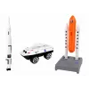 LEAN TOYS Set di personaggi Space Truck Rocket 15 pz.