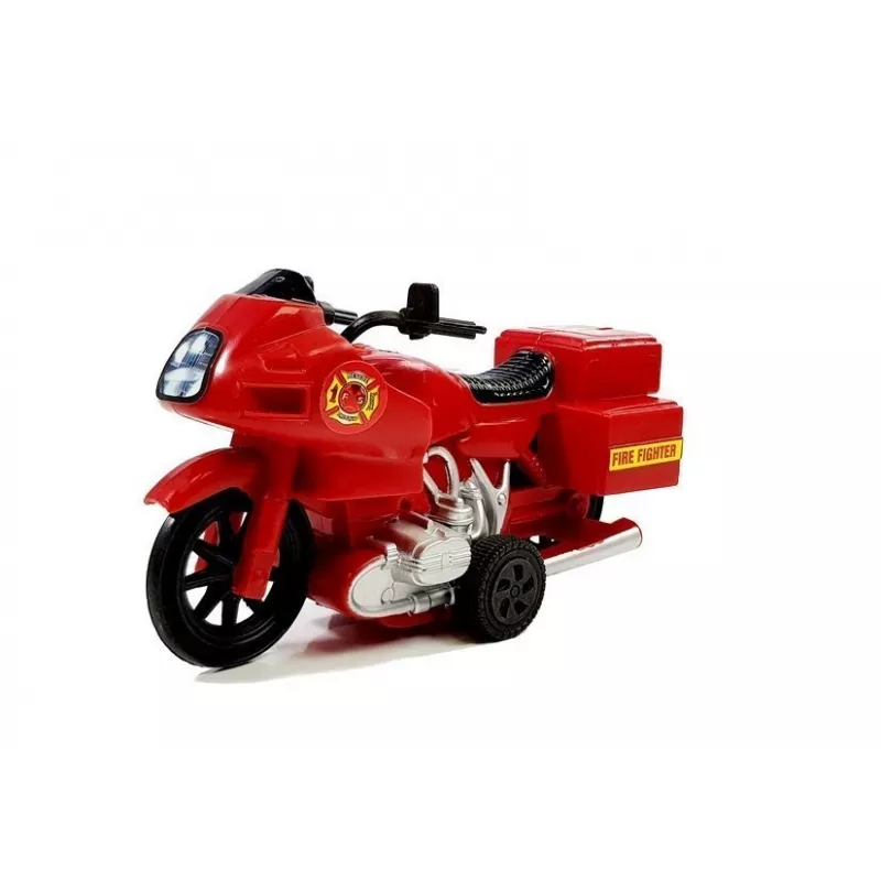LEAN TOYS Set veicoli vigili del fuoco elicottero motore luce suoni