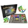 LEAN TOYS Set Magnastix mattoncini magnetici 560 + Board