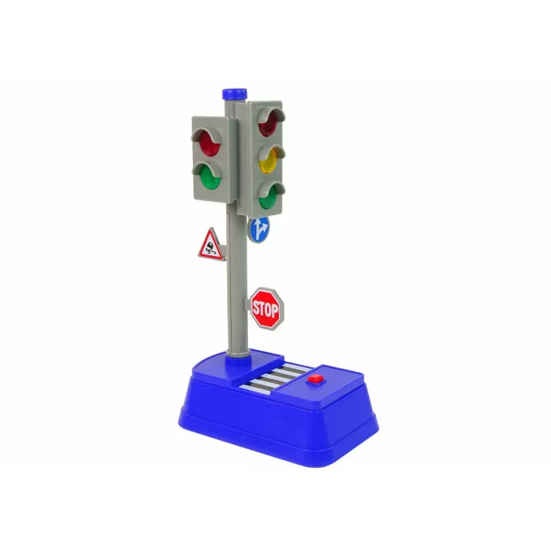 LEAN TOYS Set segnali stradali luci suoni 23 cm