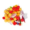 LEAN TOYS set dolci torta biscotti decorazioni in velcro fai da te