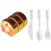 LEAN TOYS set dolci torta biscotti decorazioni in velcro fai da te