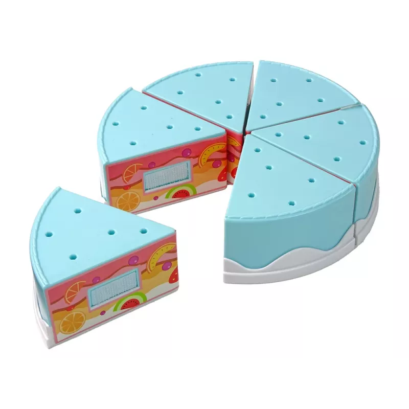 LEAN TOYS set dolci torta biscotti decorazioni in velcro fai da te