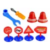 LEAN TOYS set veicoli polizia pompieri autotrasportatore veicoli a vite