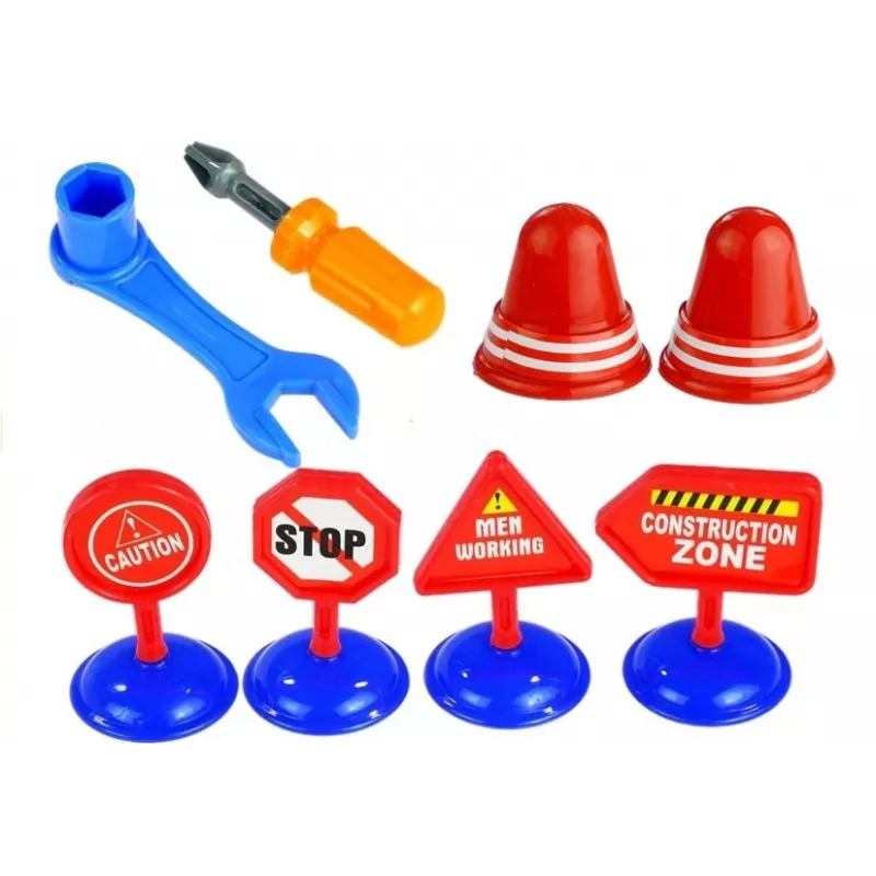 LEAN TOYS set veicoli polizia pompieri autotrasportatore veicoli a vite