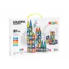 LEAN TOYS set di scivoli per palline blocchi magnetici 168 pezzi