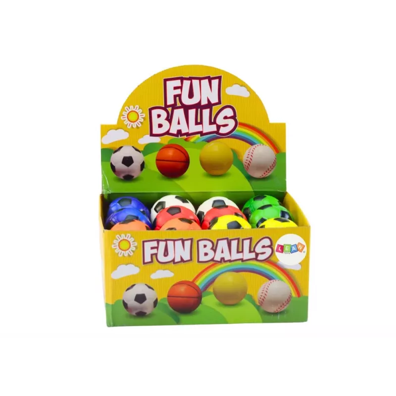 LEAN TOYS Pallone da Calcio Morbido in Schiuma Piccolo 5,5 cm