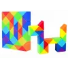 LEAN TOYS Puzzle serpente cubo magico gioco puzzle