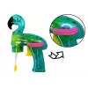 LEAN TOYS Pistola per bolle di sapone fenicottero blu