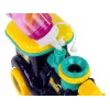 LEAN TOYS locomotiva con bolle di sapone con luce e suono, blu