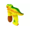 LEAN TOYS Bolle di sapone dinosauro Bubble Liquid uovo giallo