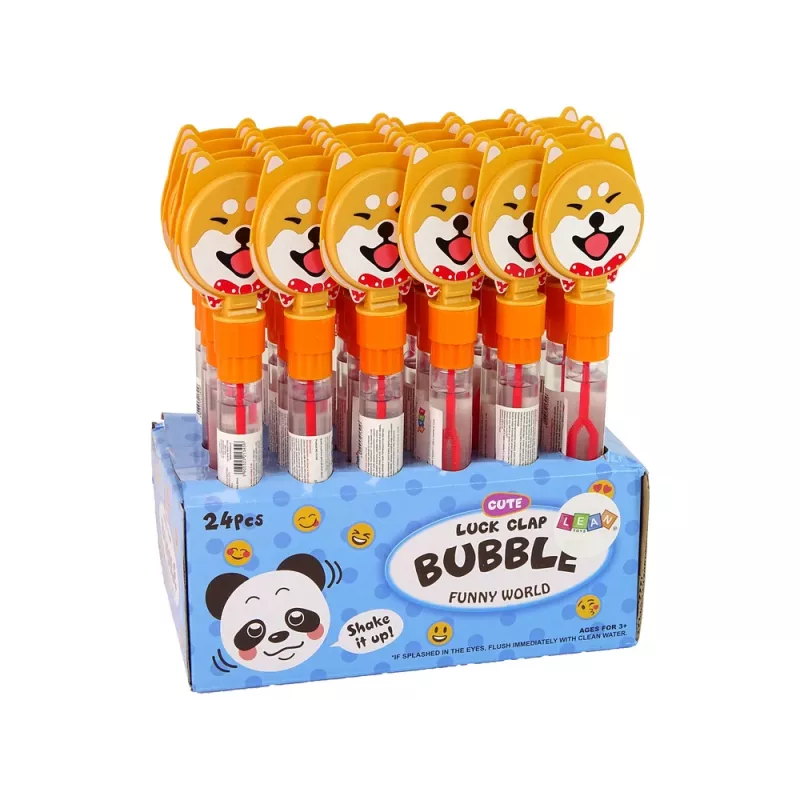 LEAN TOYS Cane per bolle di sapone 30 cm a batteria