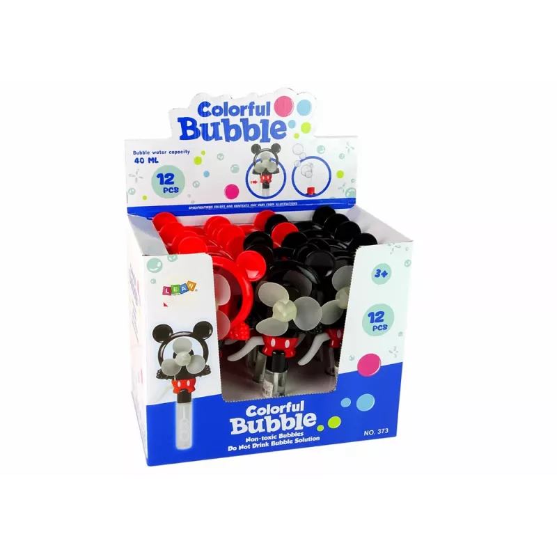 LEAN TOYS Girandola con bolle di sapone Topolino