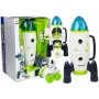 LEAN TOYS Space Rocket Astronom Cosmos Light & Sound – Razzo giocattolo elettronico a batteria con astronauta (3x AA)